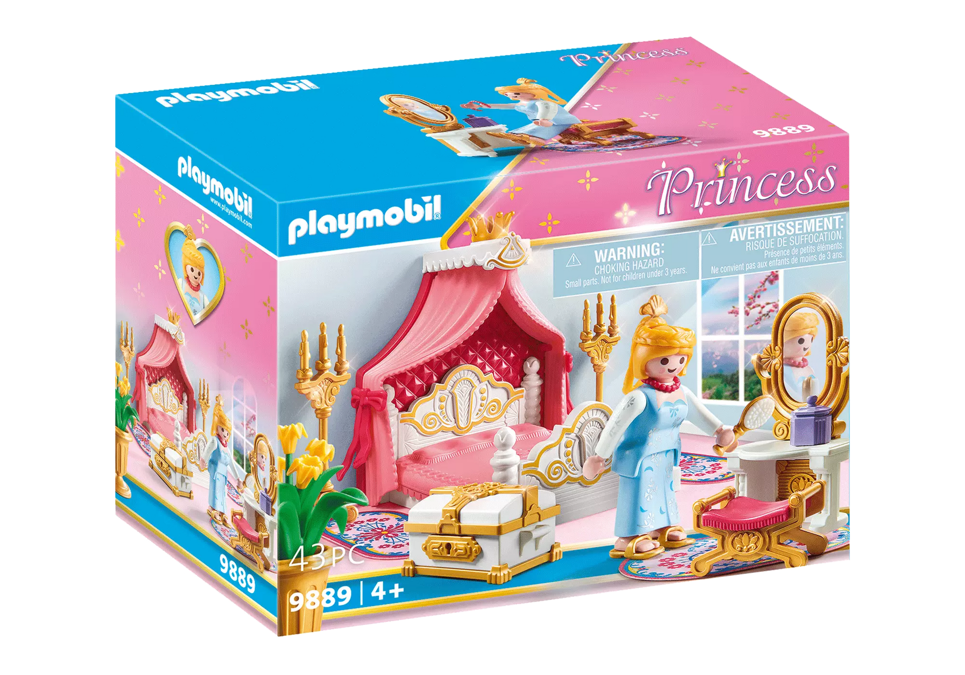 Playmobil 9889 Princess Schlafzimmer mit Himmelbett - plegobil