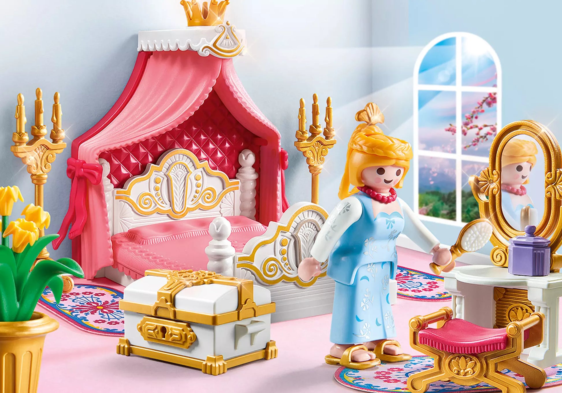 Playmobil 9889 Princess Schlafzimmer mit Himmelbett - plegobil