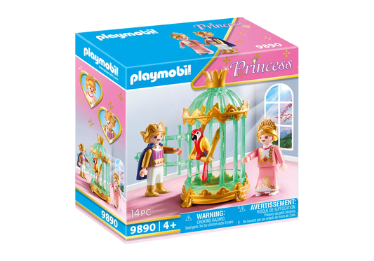 Playmobil 9890 Princess Königskinder mit Papageienkäfig - plegobil