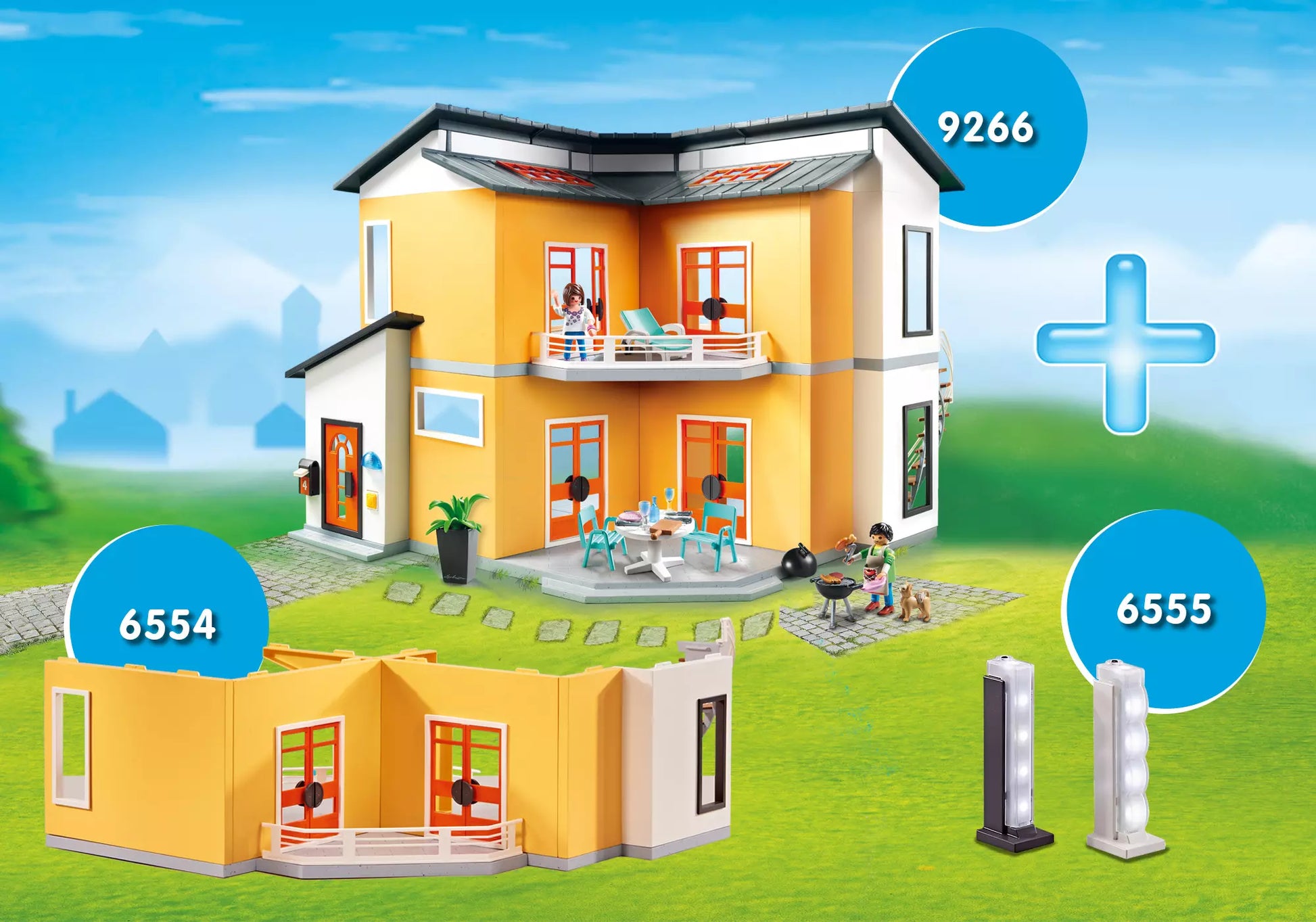 Playmobil PM2001A City Life Bundle Modernes Wohnhaus - plegobil