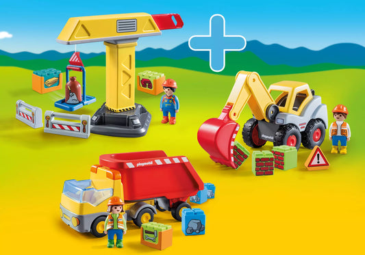 Playmobil PM2003P 1-2-3 Bundle Baustelle - plegobil