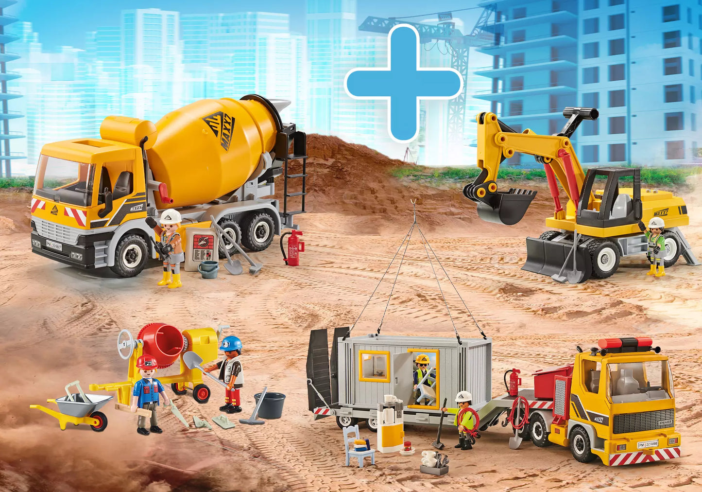 Playmobil PM2011D City Action Bundle Bau - plegobil