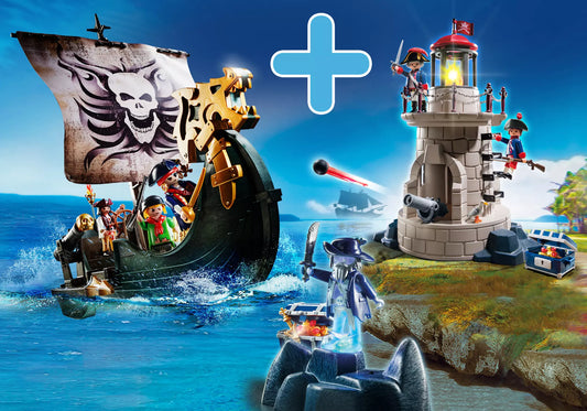 Playmobil PM2015W Fun Park Bundle Piratenschiff - plegobil