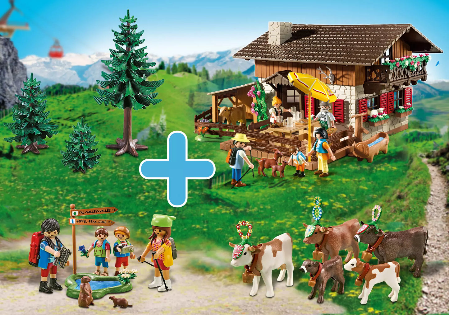Playmobil PM2017M Country Bundle Almhütte - plegobil
