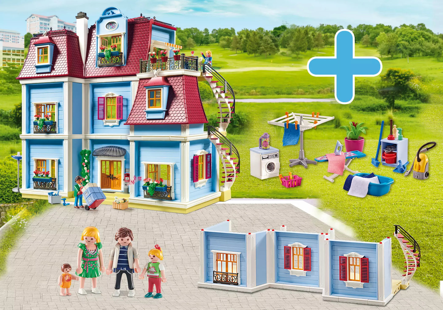Playmobil PM2017N Dollhouse Bundle Puppenhaus - plegobil