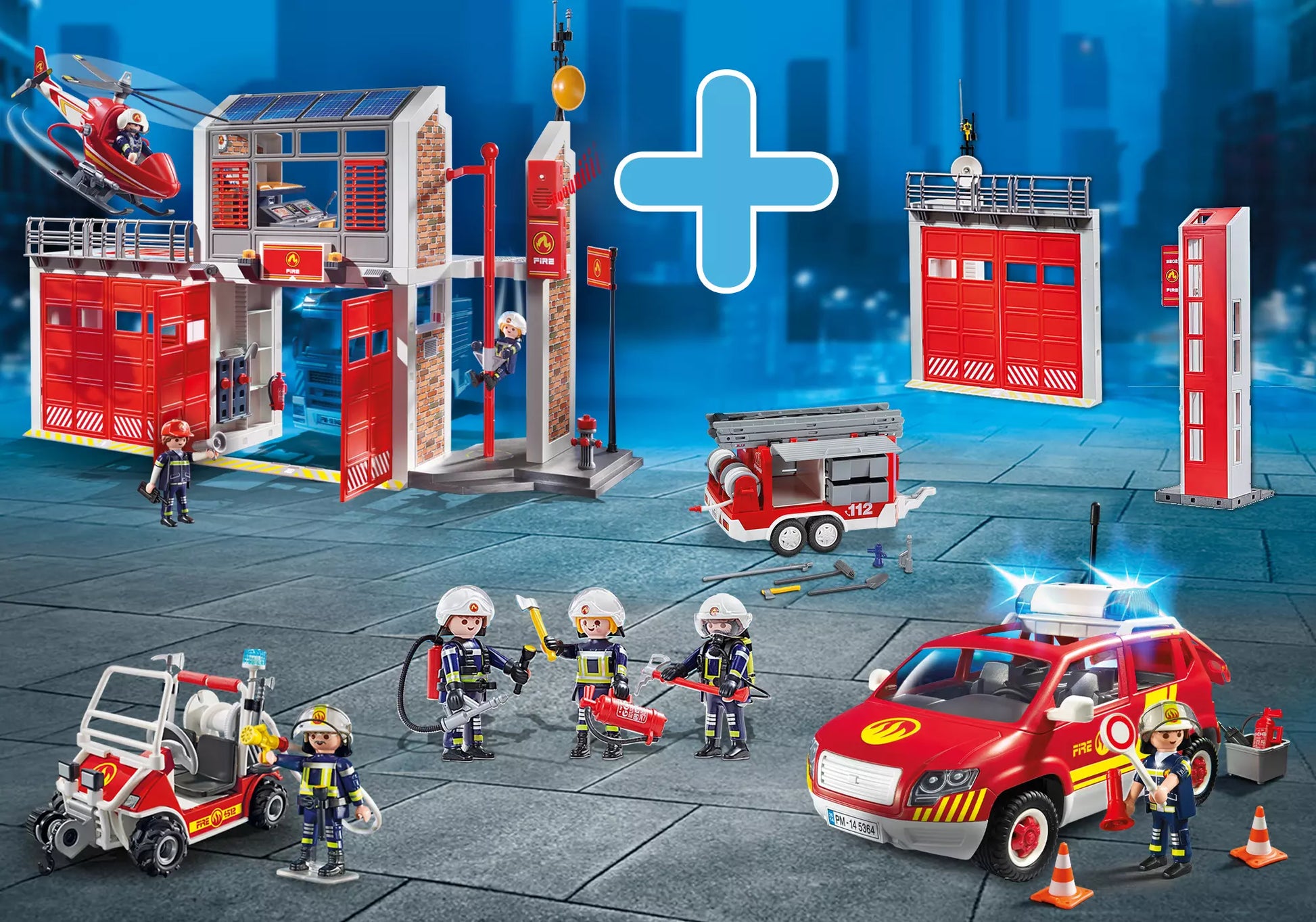 Playmobil PM2018I City Action Bundle Feuerwehr - plegobil