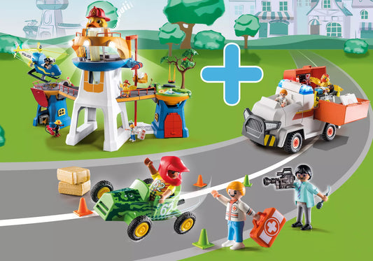 Playmobil PM2212J Duck on Call Bundle - plegobil