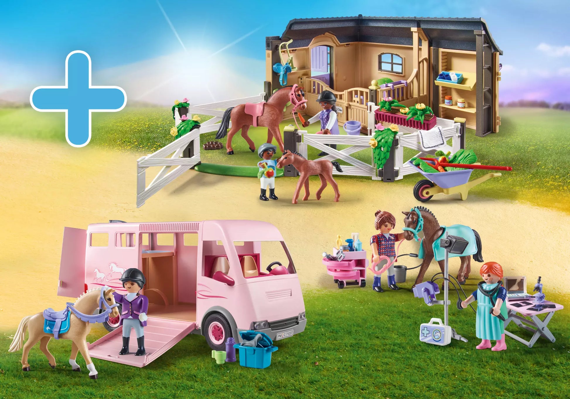 Playmobil PM2302J Bundle Pferde - plegobil