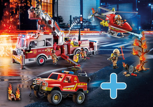Playmobil PM2302P City Action Bundle Feuerwehr - plegobil