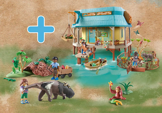 Playmobil PM2305B Wiltopia Bundle Tierpflegestation - plegobil