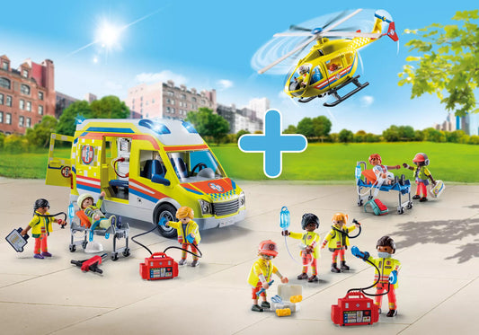 Playmobil PM2305C City Life Bundle Rettung - plegobil