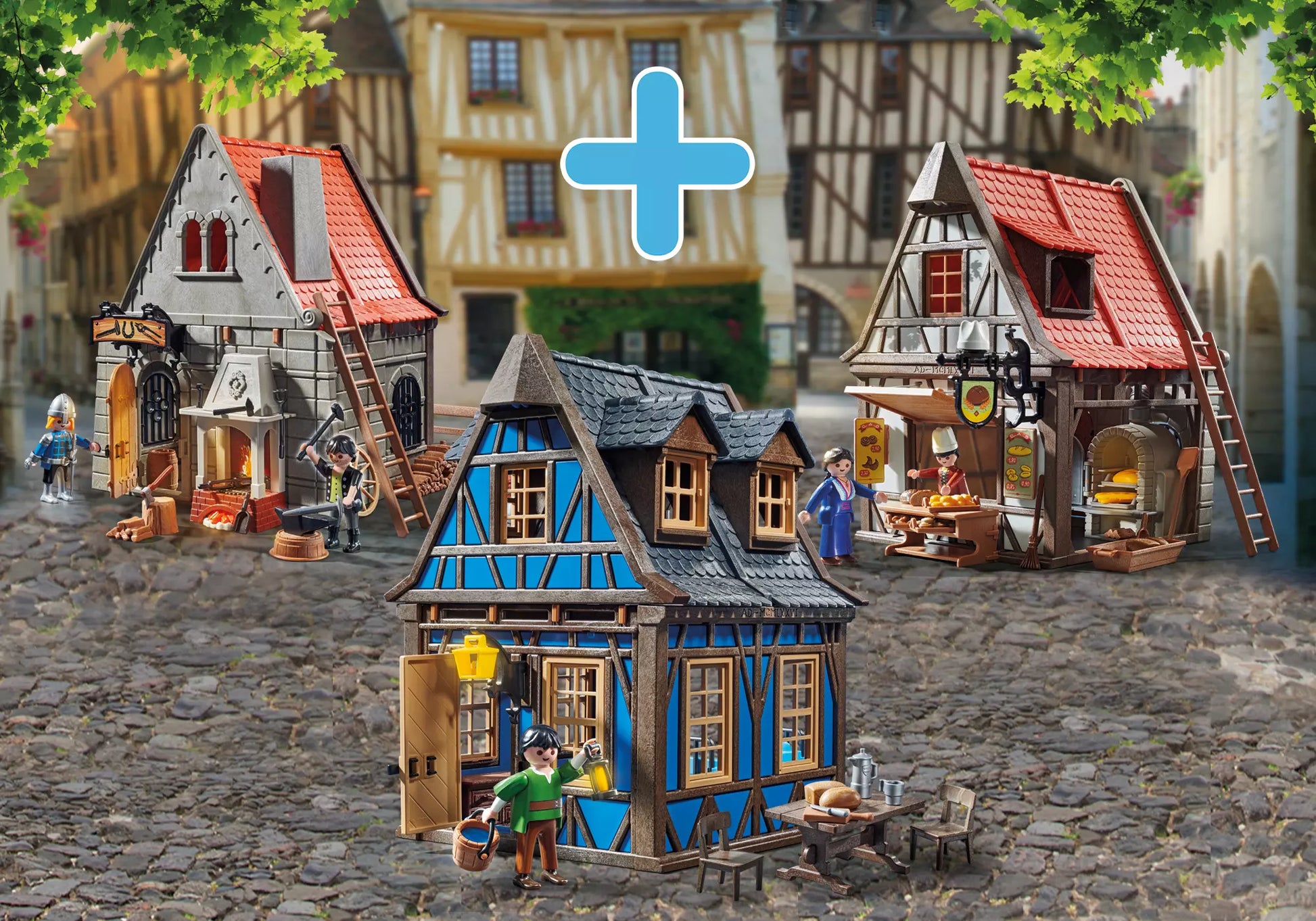 Playmobil PM2305D History Bundle Historische Gebäude - plegobil