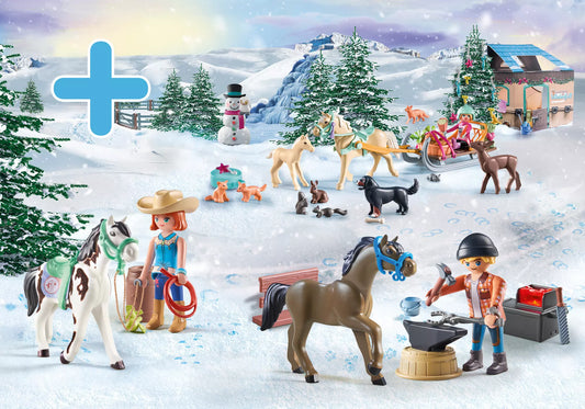 Playmobil PM2310B Horses of Waterfall Bundle Weihnachtliche Schlittenfahrt - plegobil
