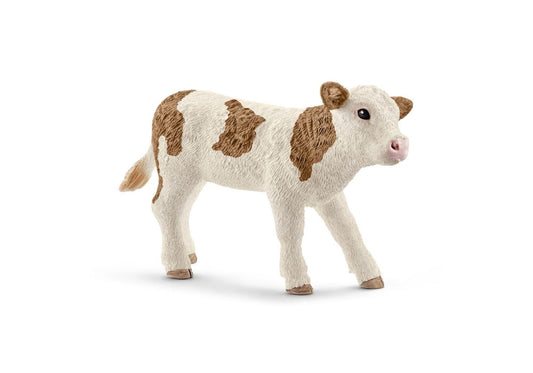 Schleich 13802 Farm World: Fleckvieh-Kalb - plegobil