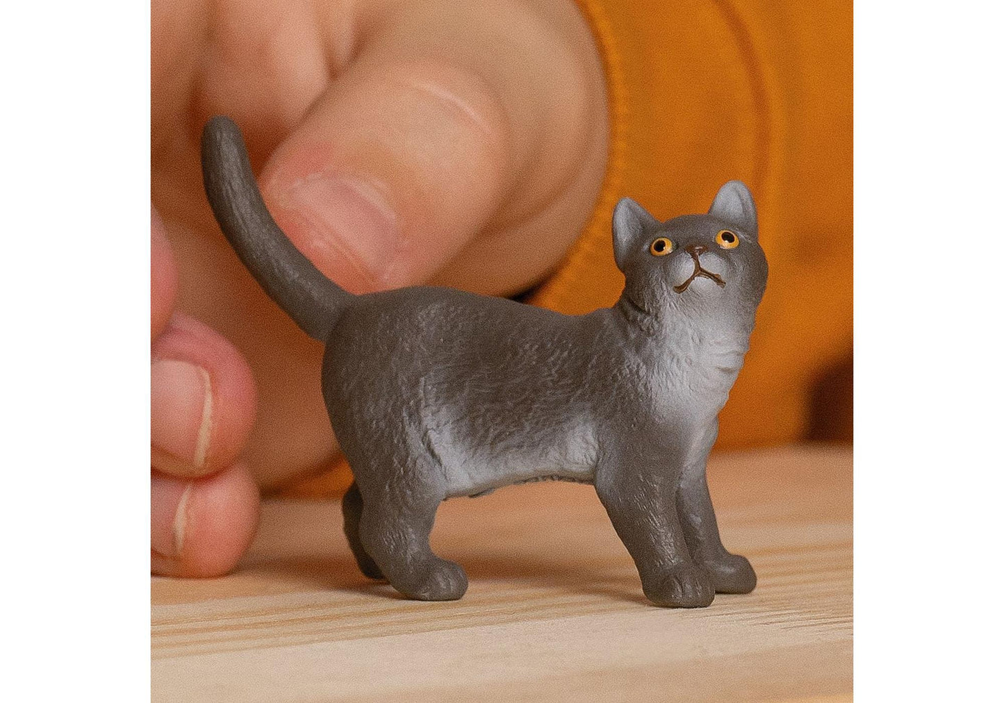 Schleich 13973 Farm World: Britische Kurzhaar Katze - plegobil