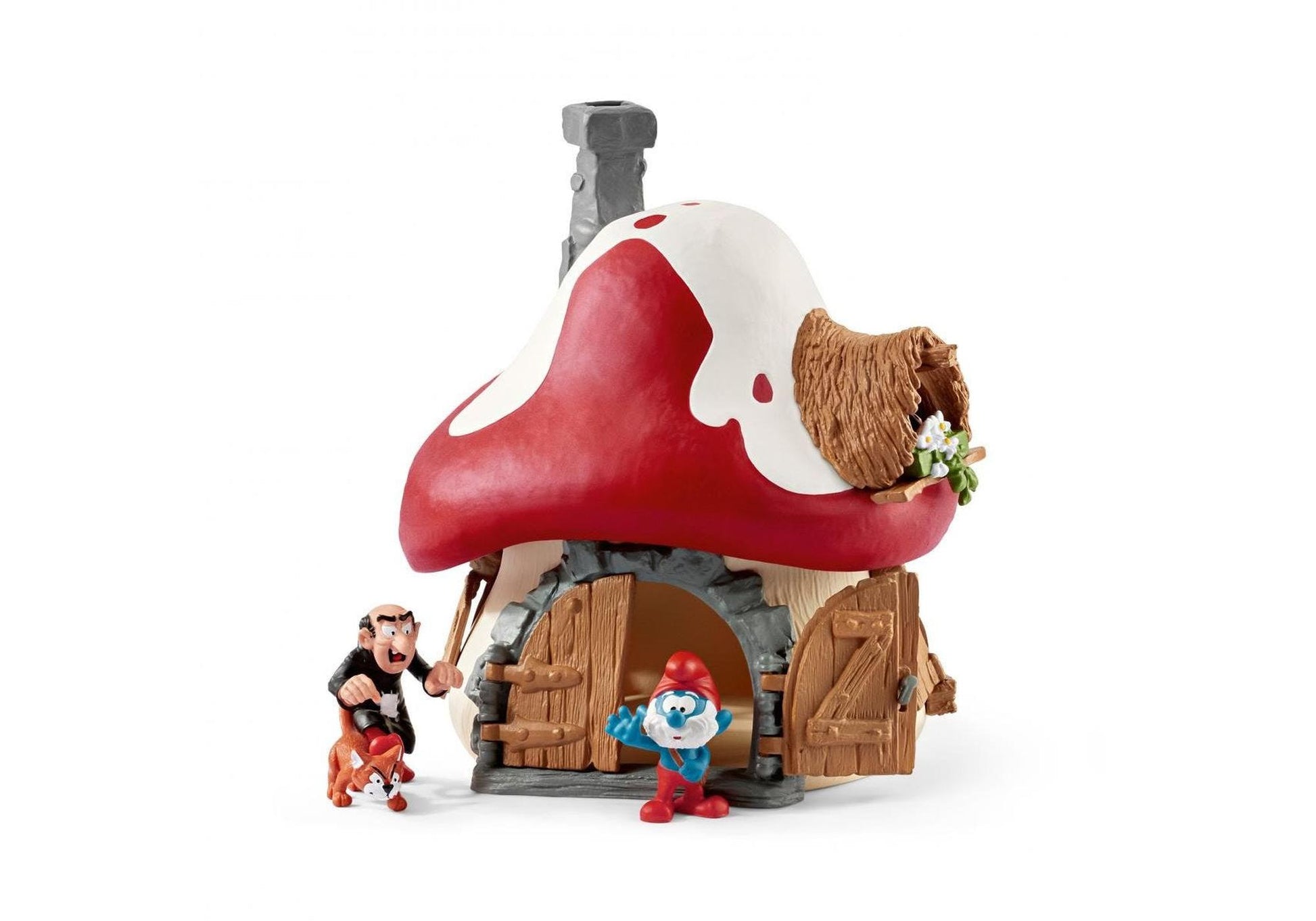 Schleich 20803 Die Schlümpfe: Schlumpf Haus mit 2 Figuren - plegobil