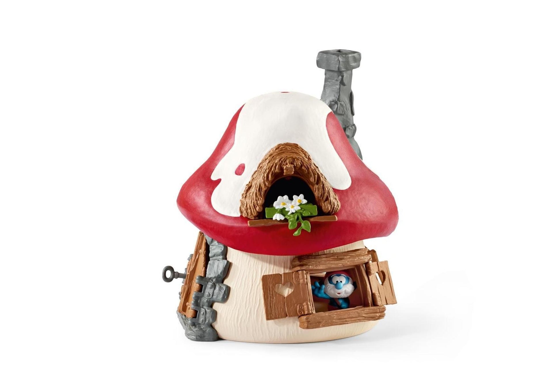 Schleich 20803 Die Schlümpfe: Schlumpf Haus mit 2 Figuren - plegobil
