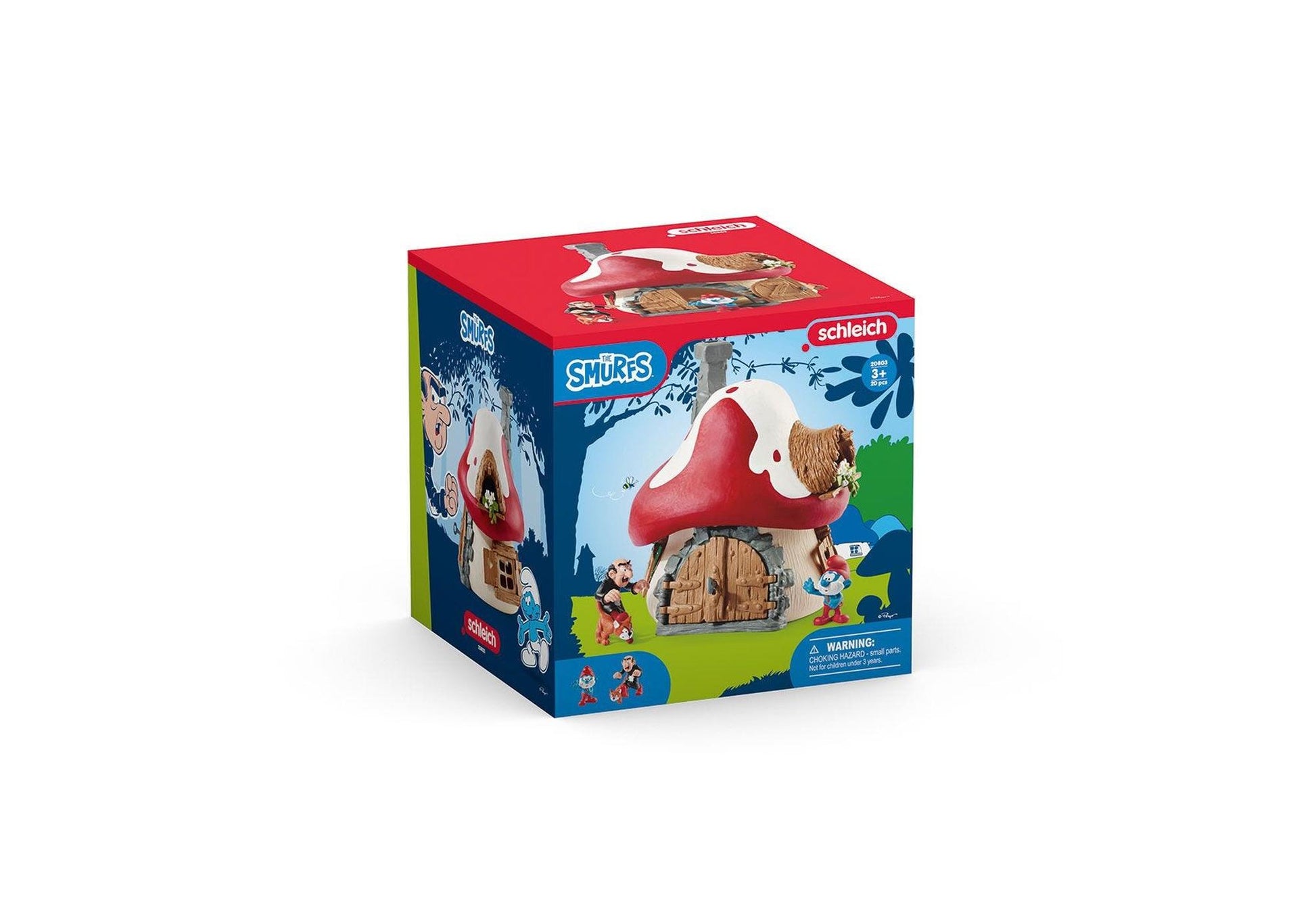 Schleich 20803 Die Schlümpfe: Schlumpf Haus mit 2 Figuren - plegobil