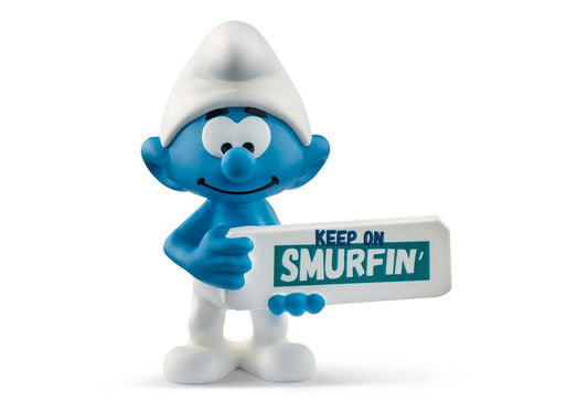 Schleich 20843 Die Schlümpfe: Schlumpf Smurfin Schild - plegobil