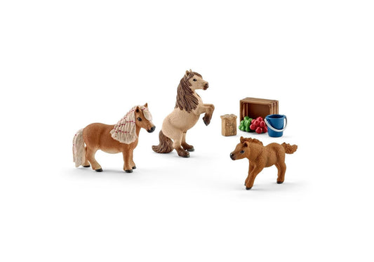 Schleich 41432 Farm World: Mini Shetty Familie - plegobil