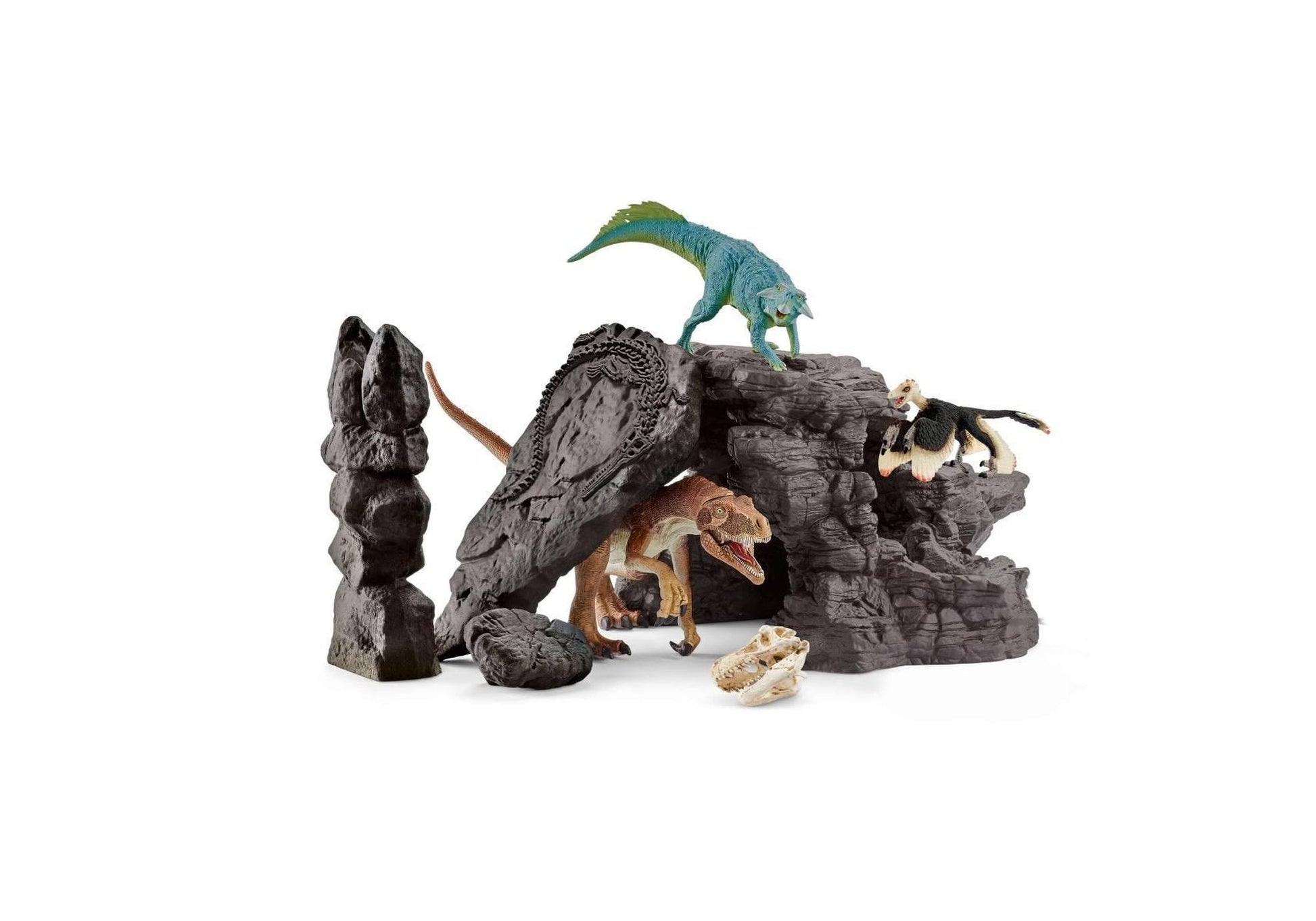 Schleich 41461 Dinosaurs: Dinoset mit Höhle - plegobil