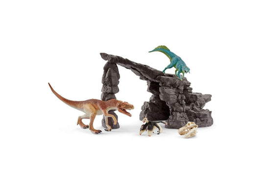 Schleich 41461 Dinosaurs: Dinoset mit Höhle - plegobil