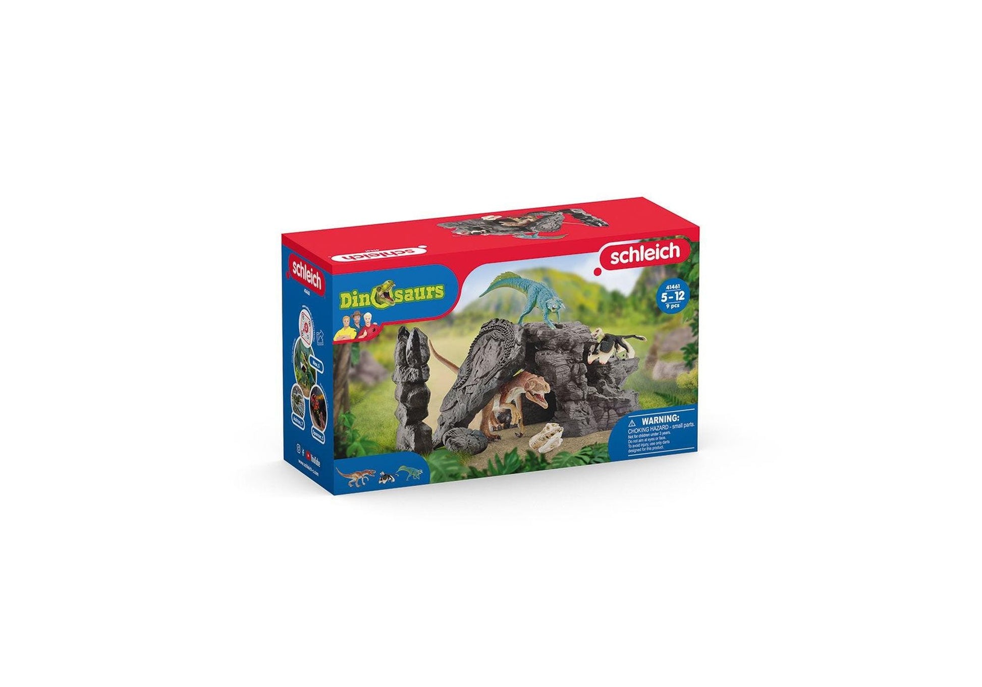 Schleich 41461 Dinosaurs: Dinoset mit Höhle - plegobil