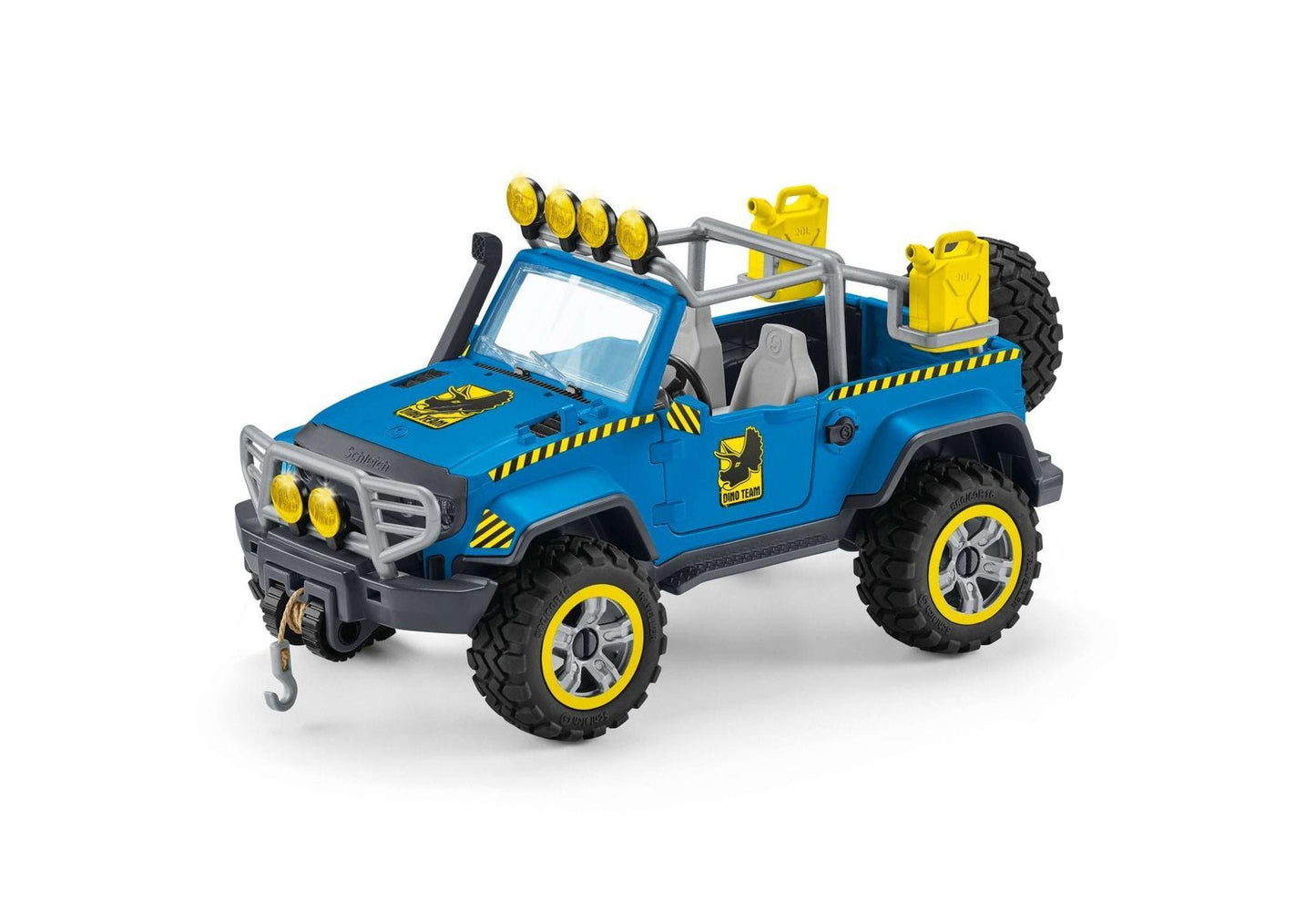 Schleich 41464 Dinosaurs: Geländewagen mit Dino-Außenposten - plegobil