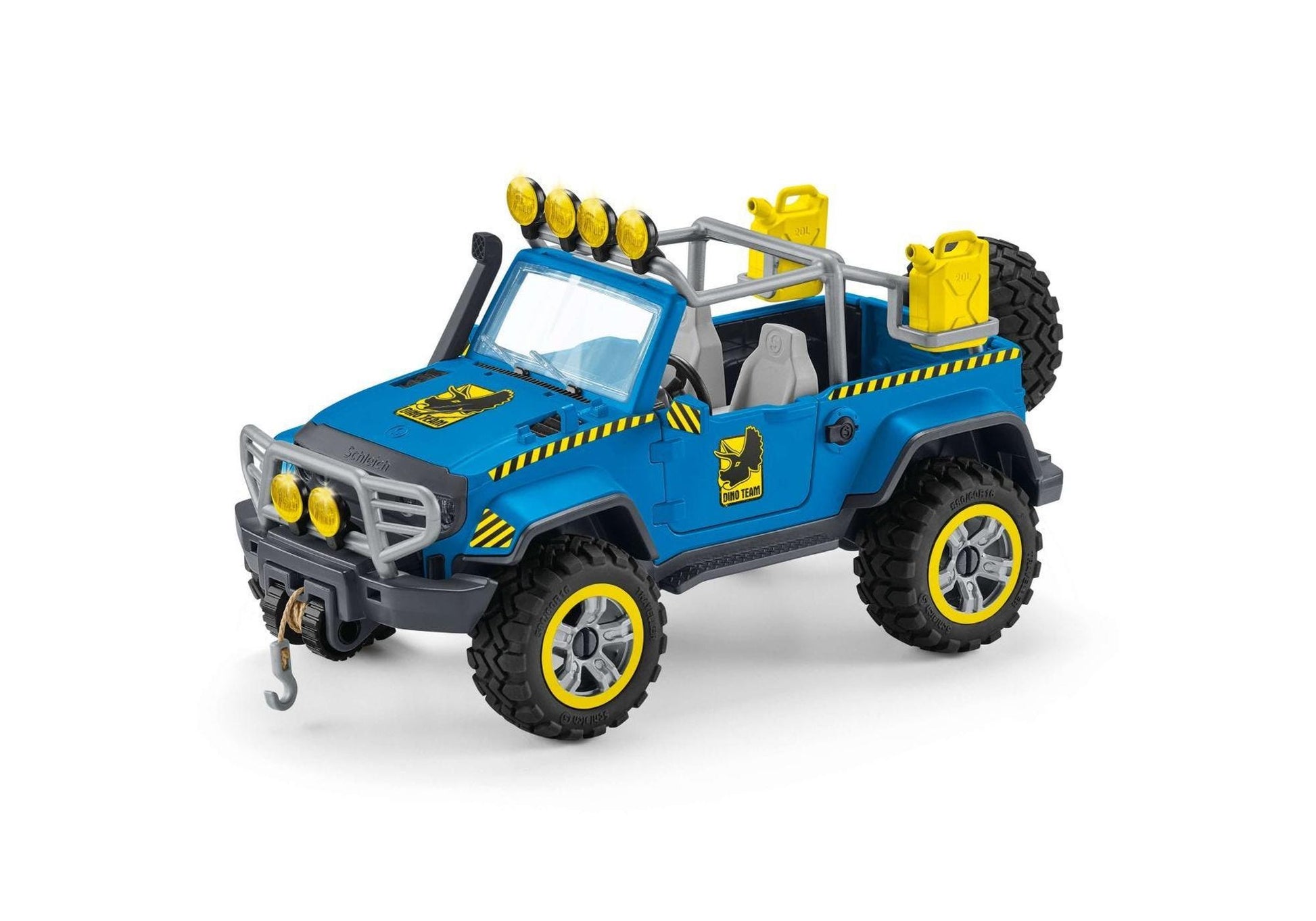 Schleich 41464 Dinosaurs: Geländewagen mit Dino-Außenposten - plegobil