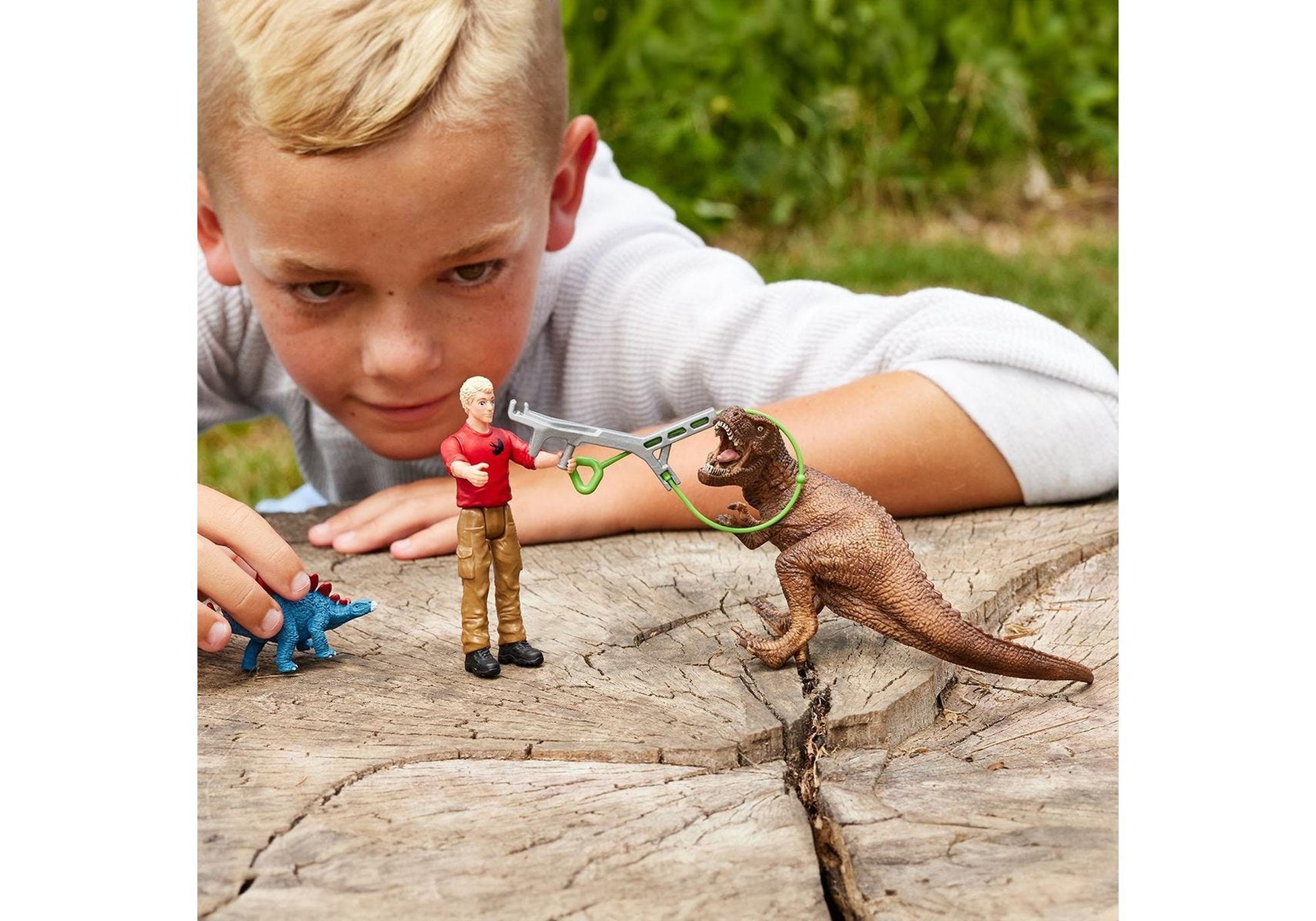 Schleich 41465 Dinosaurs: Tyrannosaurus Rex Angriff - plegobil