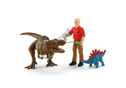 Schleich 41465 Dinosaurs: Tyrannosaurus Rex Angriff - plegobil