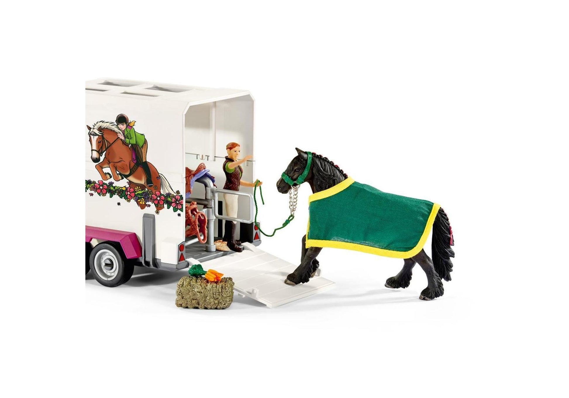 Schleich 42346 Horse Club: Pick-up mit Pferdeanhänger - plegobil