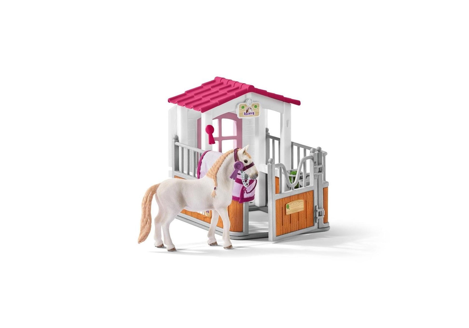 Schleich 42368 Horse Club: Pferdebox mit Lusitano Stute - plegobil