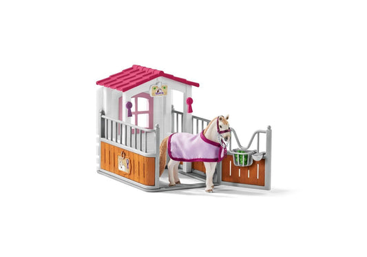 Schleich 42368 Horse Club: Pferdebox mit Lusitano Stute - plegobil