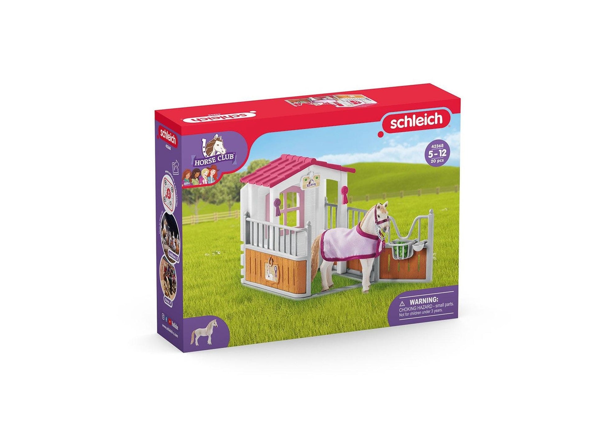 Schleich 42368 Horse Club: Pferdebox mit Lusitano Stute - plegobil