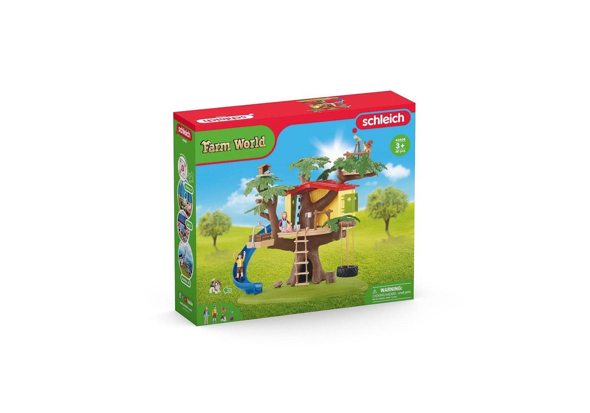 Schleich 42408 Farm World: Abenteuer Baumhaus - plegobil