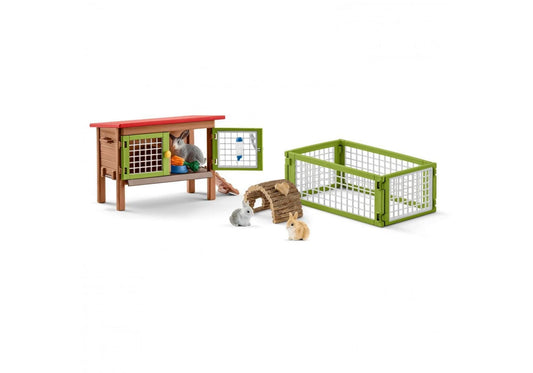 Schleich 42420 Farm World: Kaninchenstall - plegobil