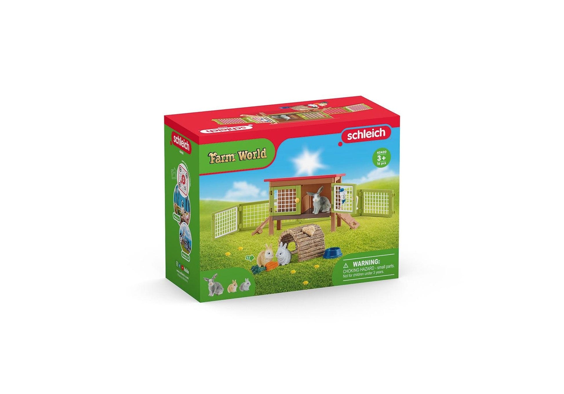 Schleich 42420 Farm World: Kaninchenstall - plegobil