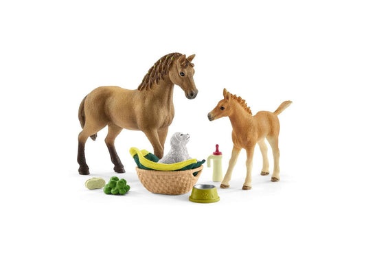 Schleich 42432 Horse Club: Sarahs Tierbaby-Pflege - plegobil