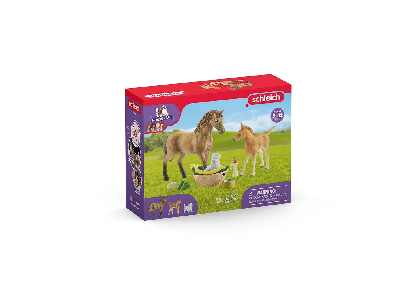 Schleich 42432 Horse Club: Sarahs Tierbaby-Pflege - plegobil