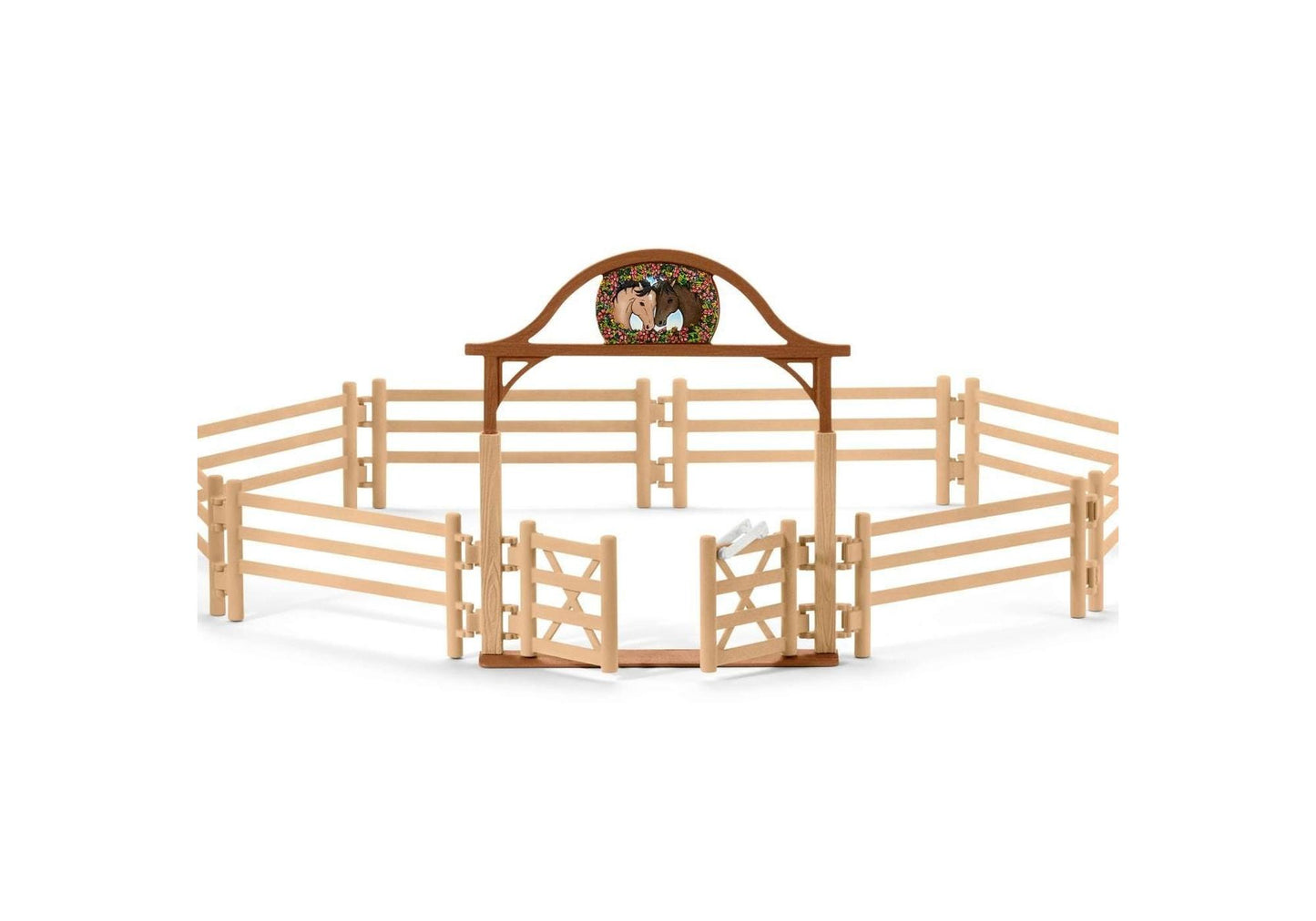 Schleich 42434 Horse Club: Pferdekoppel mit Eingangstor - plegobil