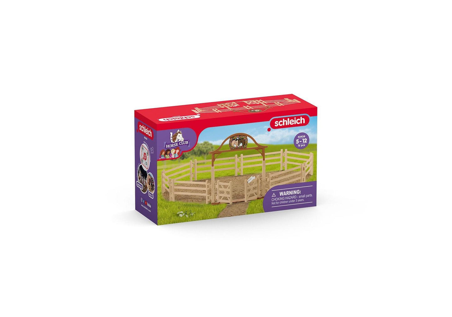 Schleich 42434 Horse Club: Pferdekoppel mit Eingangstor - plegobil