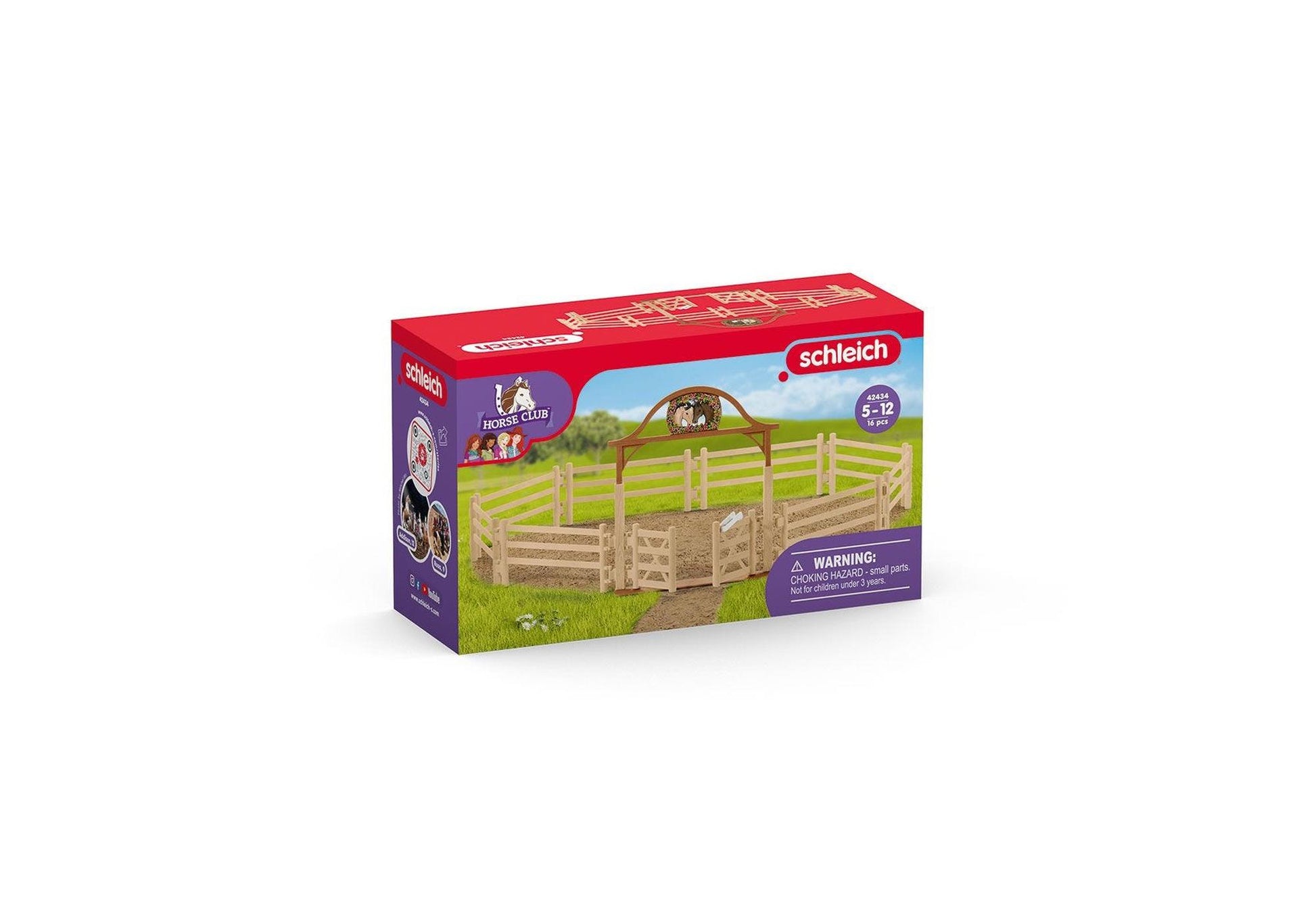 Schleich 42434 Horse Club: Pferdekoppel mit Eingangstor - plegobil