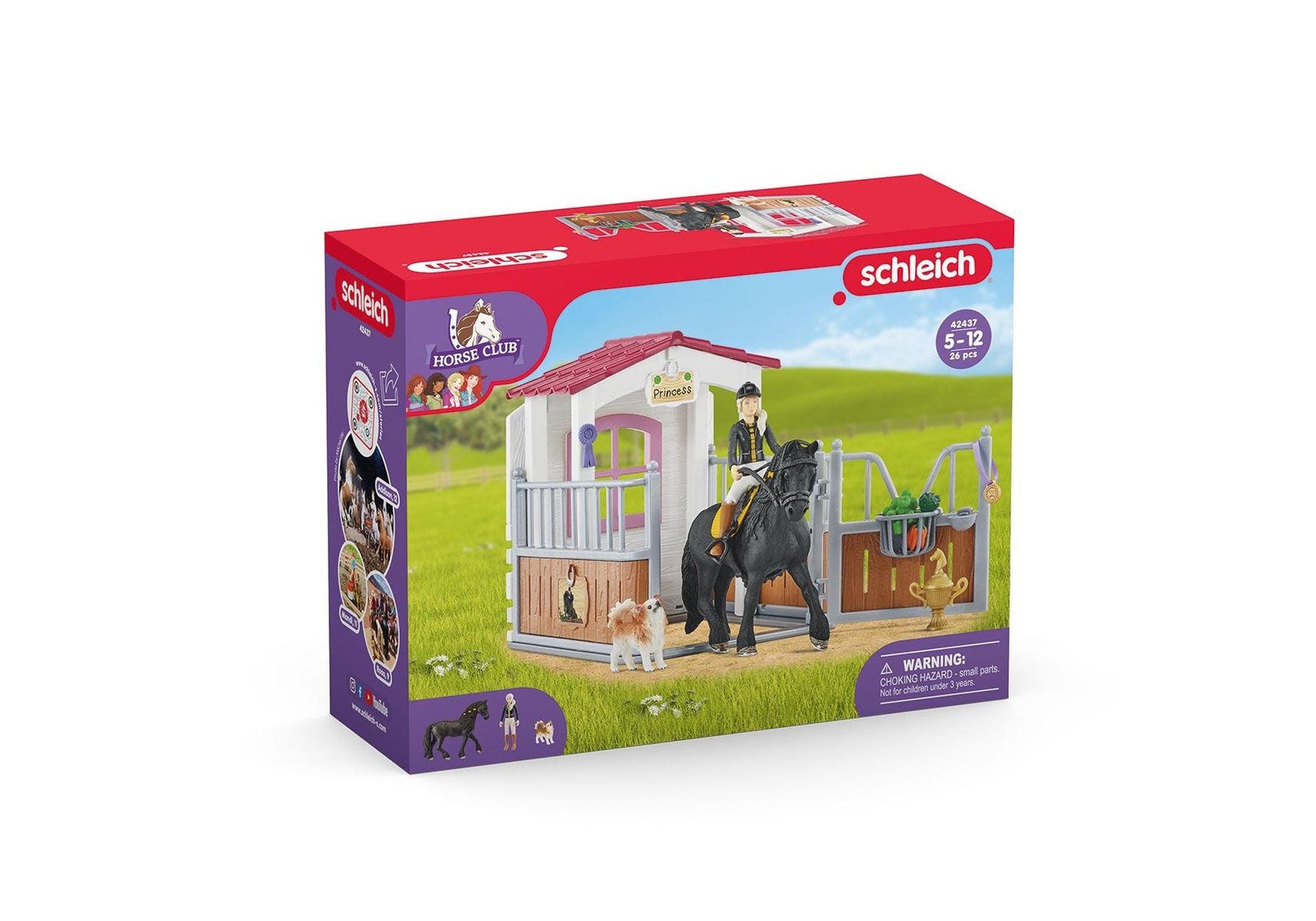 Schleich 42437 Horse Club: Pferdebox mit Tori & Princess - plegobil