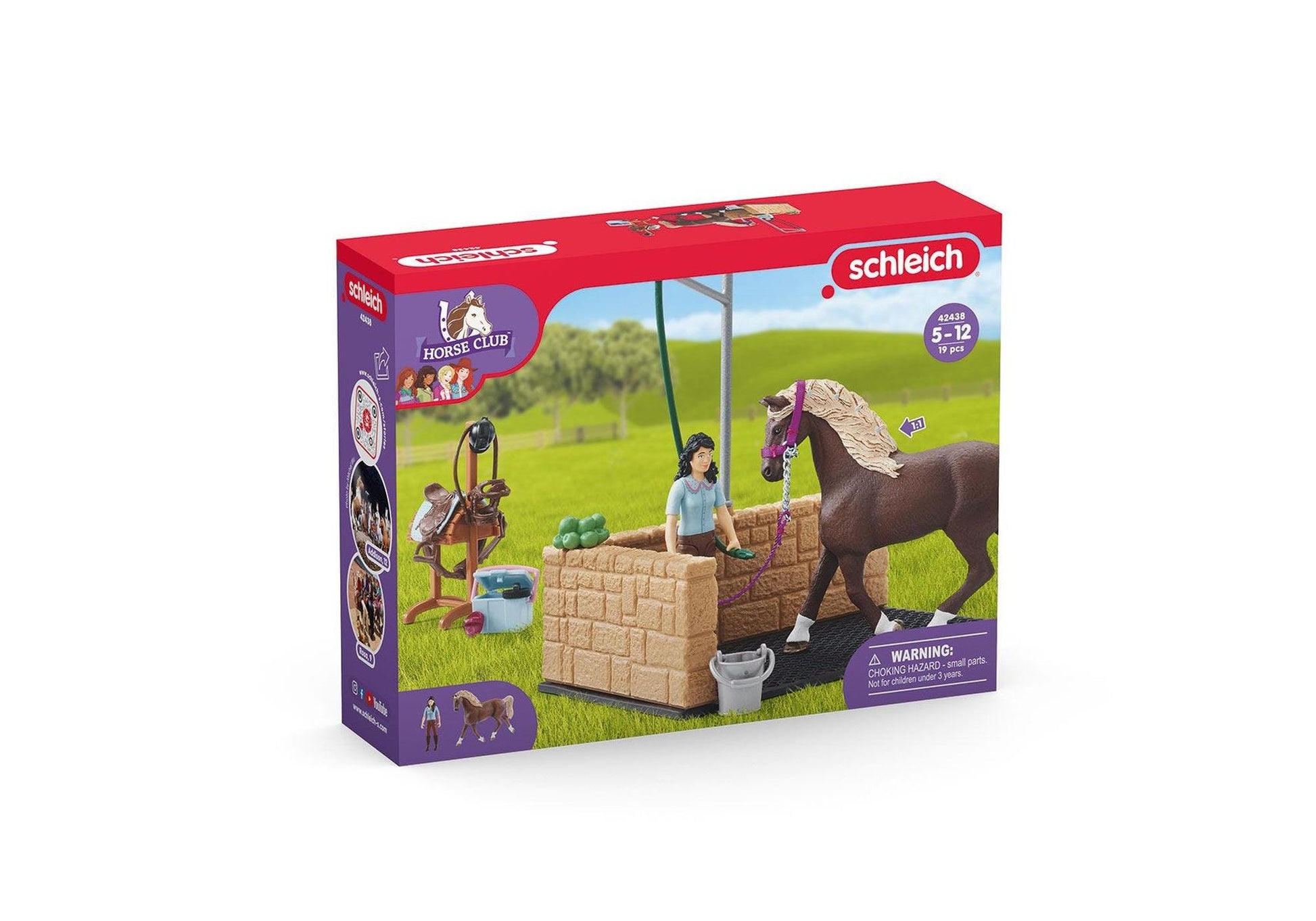 Schleich 42438 Horse Club: Waschplatz mit Emily & Luna - plegobil