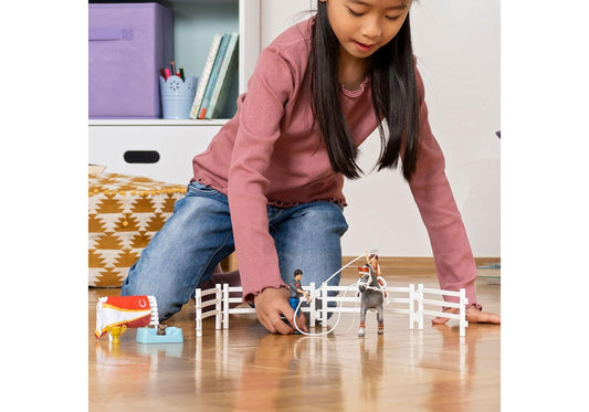 Schleich 42443 Horse Club: Mias Voltigier-Reitset - plegobil