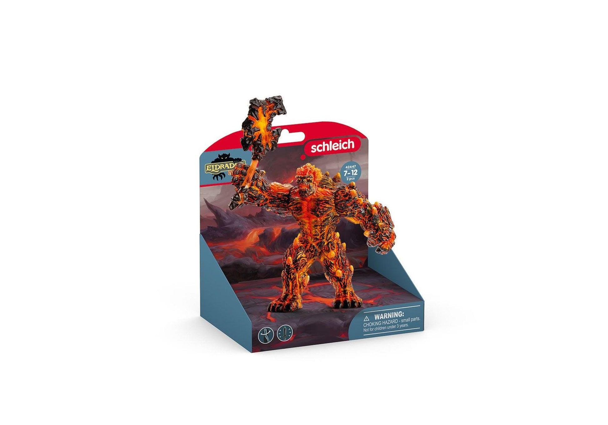 Schleich 42447 Eldrador Creatures: Lava Golem mit Waffe - plegobil