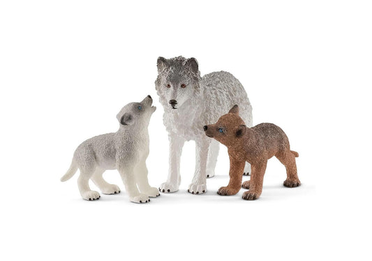 Schleich 42472 Wild Life: Wolfsmutter mit Welpen - plegobil