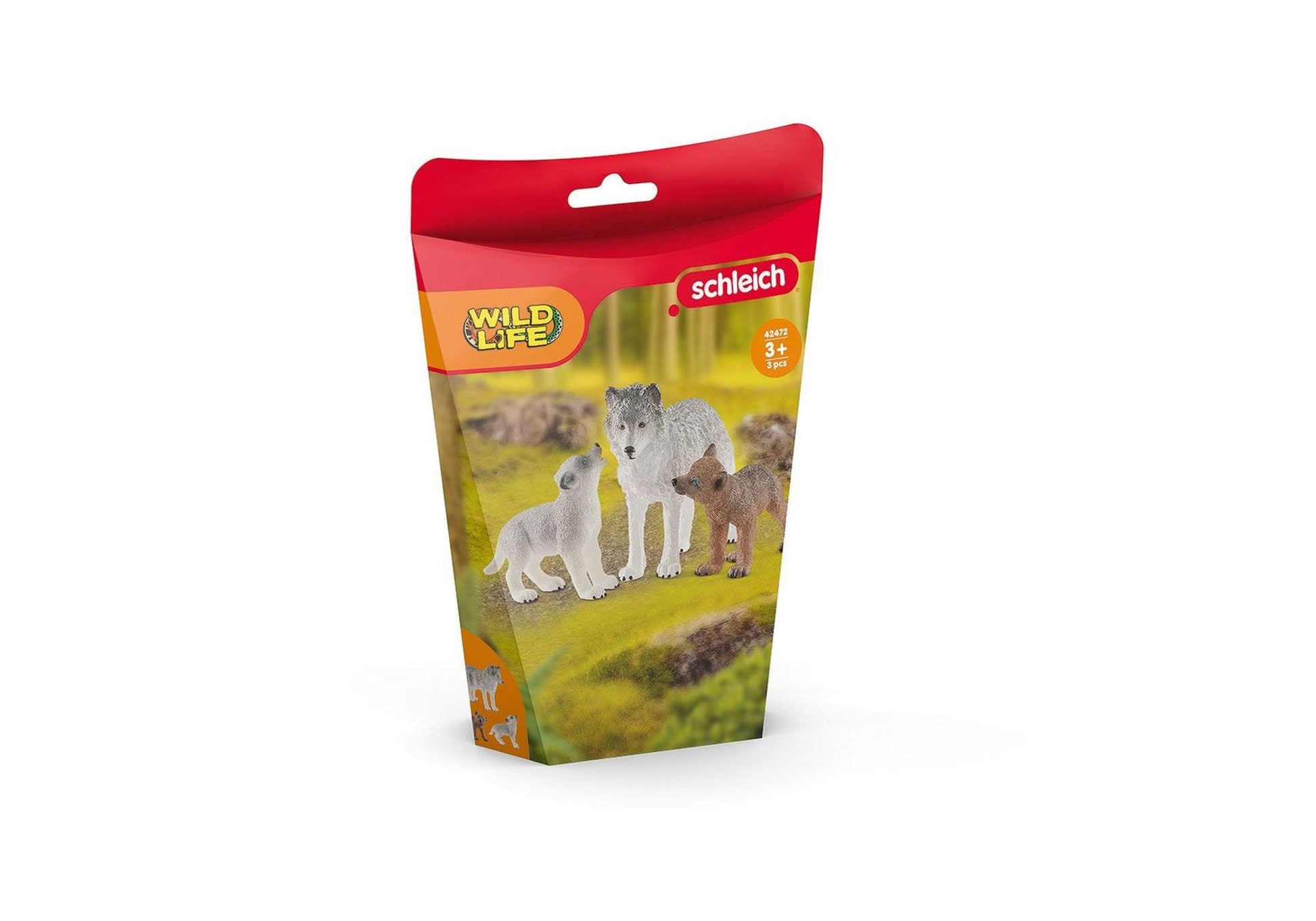 Schleich 42472 Wild Life: Wolfsmutter mit Welpen - plegobil