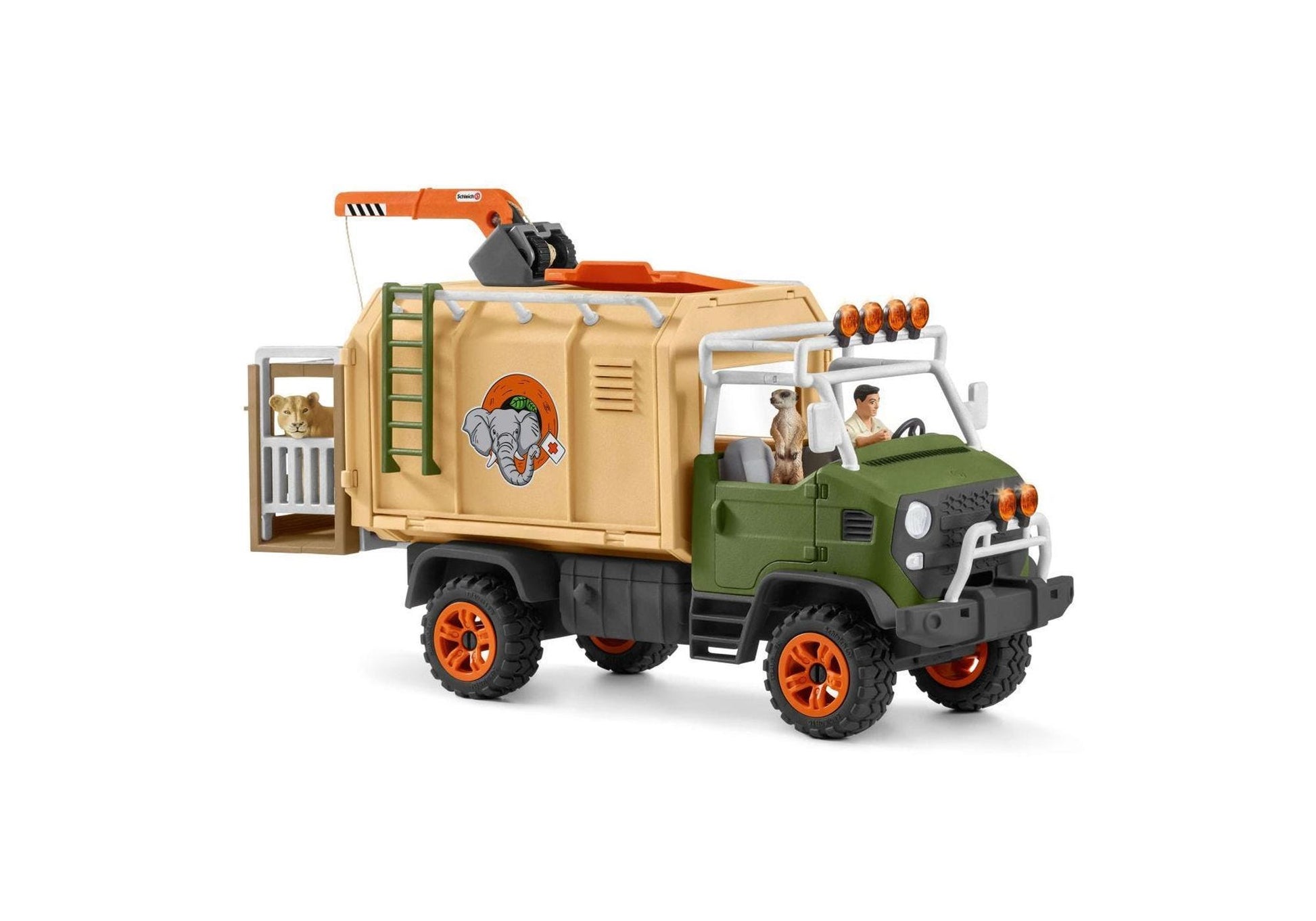 Schleich 42475 Wild Life: Großer Truck Tierrettung - plegobil